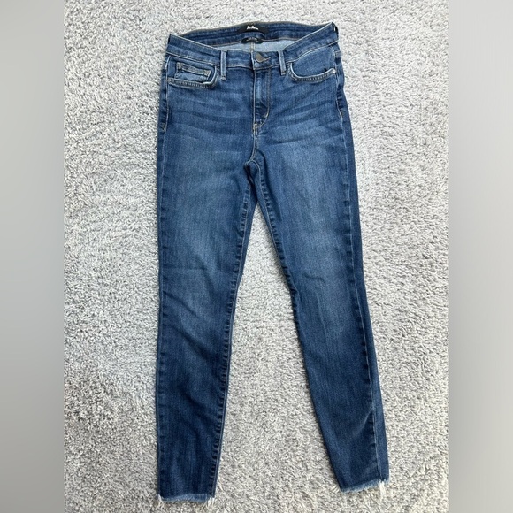 Sam Edelman Jeans Womens 4 The Kitten Mid Rise Skinny Ankle Regular Wash Cropped - Picture 1 of 5